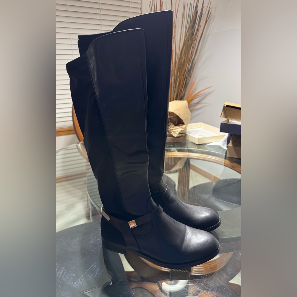 Baretrap Finlie Black Riding Boots, Size 9